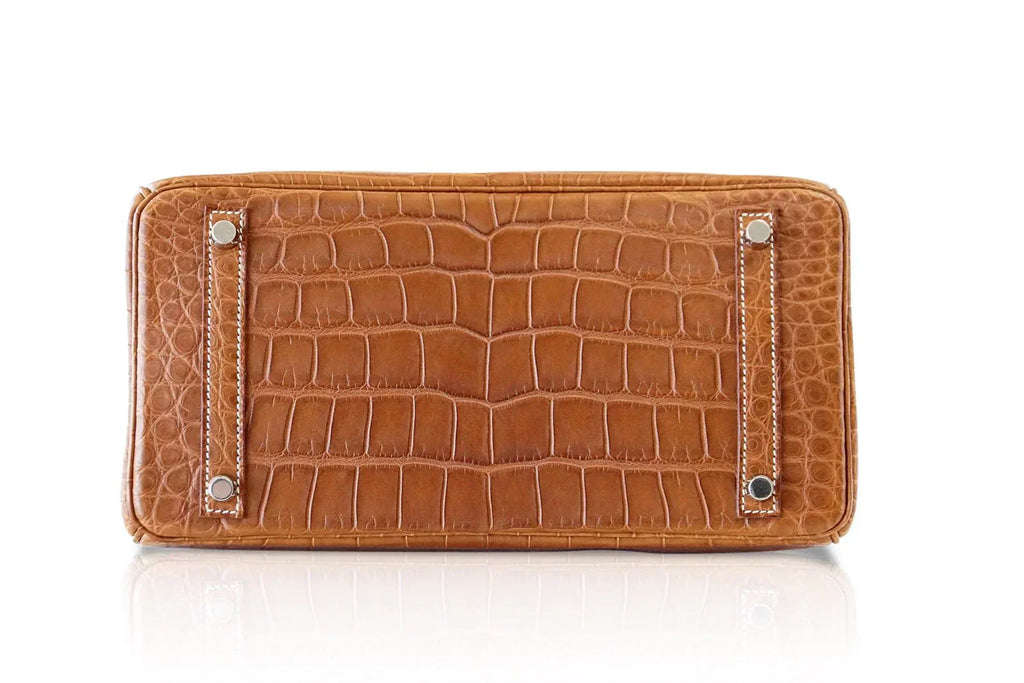👜Birkin 30 Bag Fauve Barenia Matte Alligator Very Rare