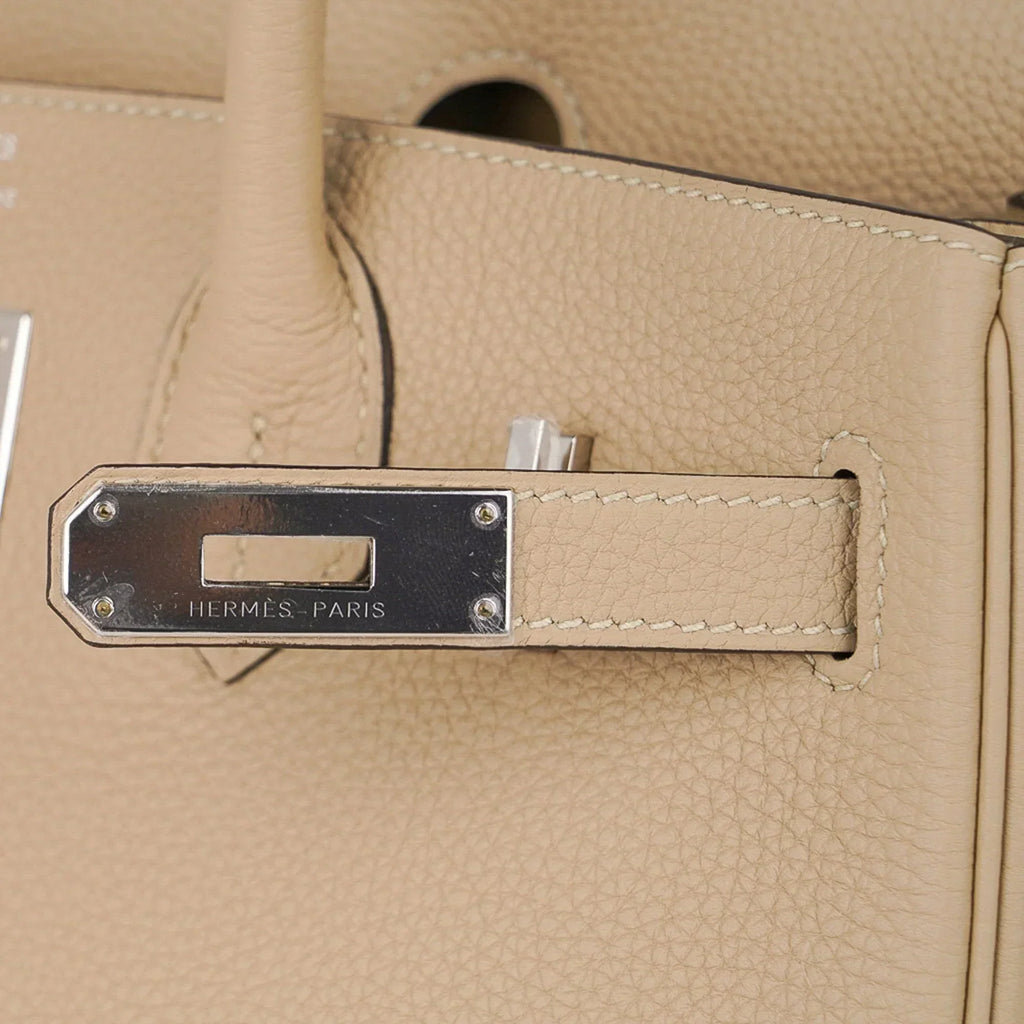 👜Birkin 30 Bag Trench Neutral Perfection Palladium Hardware