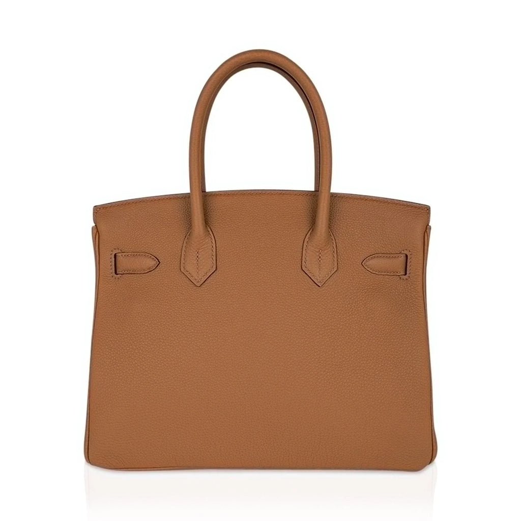 👜Birkin 30 Bag Biscuit Togo Leather with Palladium Hardware