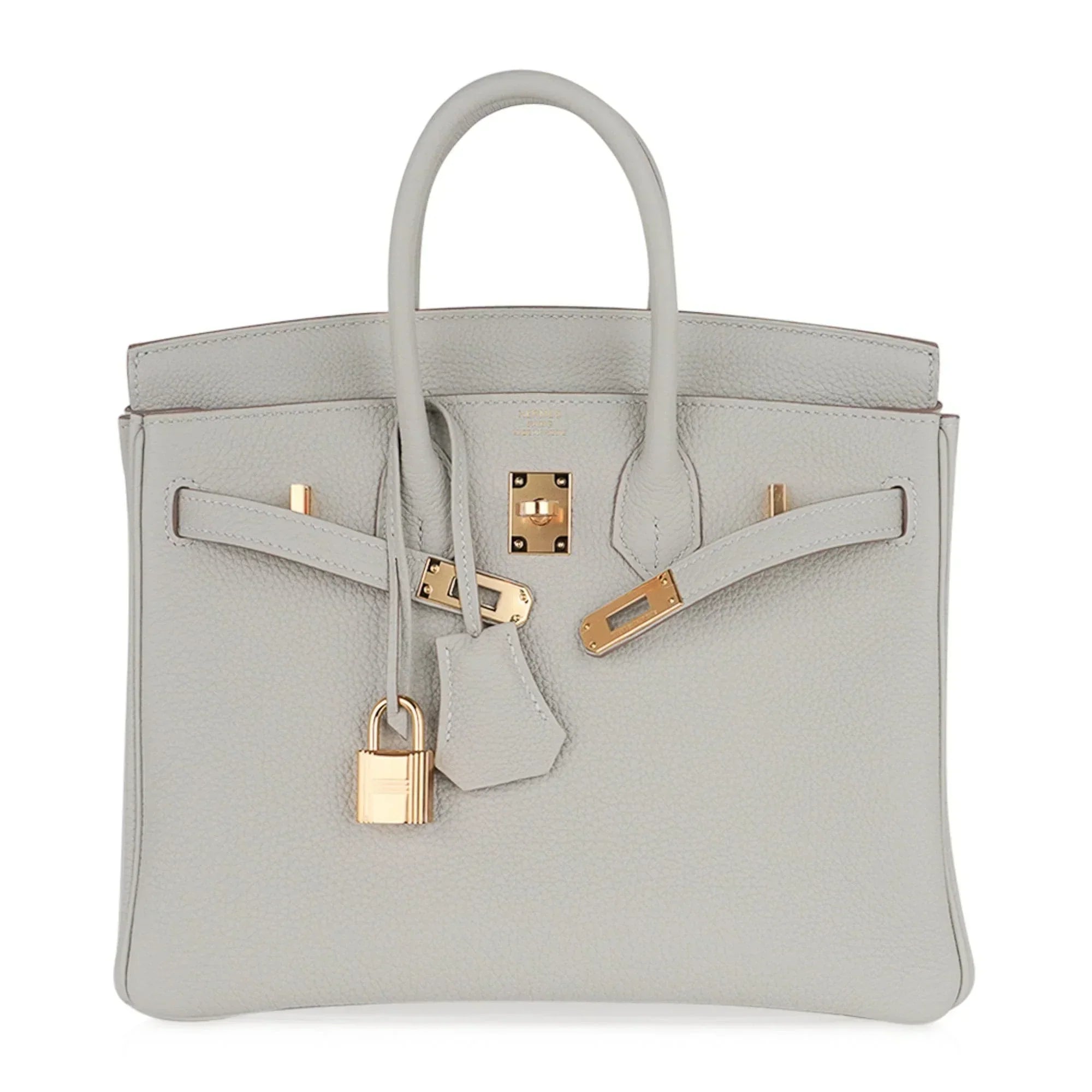 👜Birkin 25 Bag Gris Perle Togo Gold Hardware