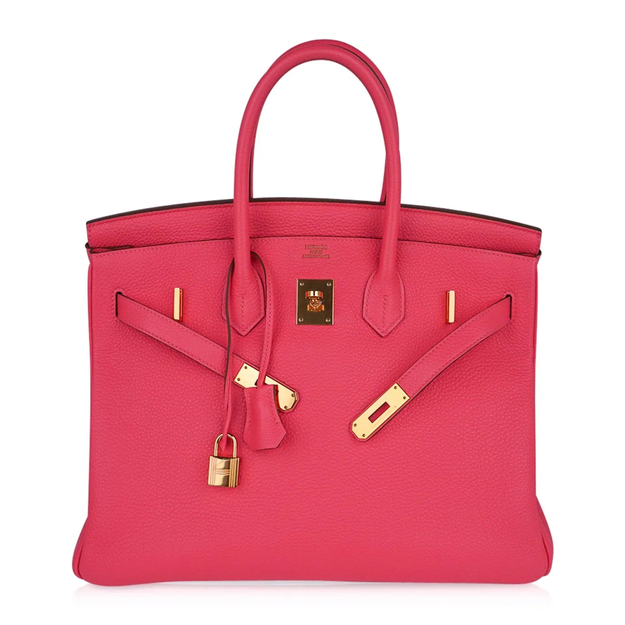 👜Birkin 35 Bag Rose Lipstick Pink Togo Gold Hardware