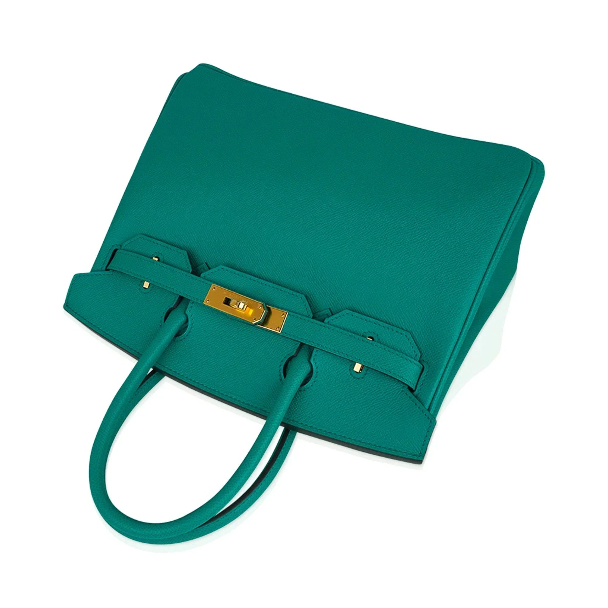 👜Birkin 30 Bag Vert Jade Epsom Leather with Gold Hardware