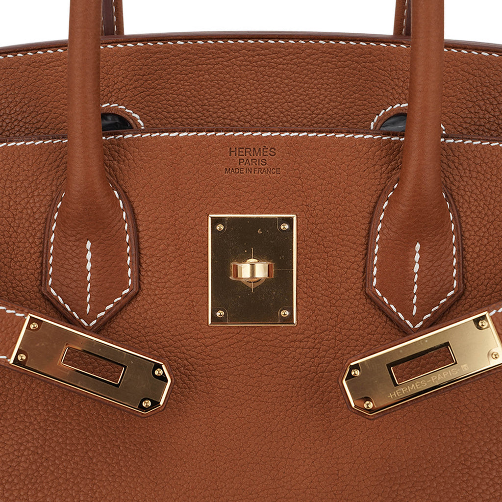 👜Birkin 30 Bag Barenia Faubourg Leather with Gold Hardware