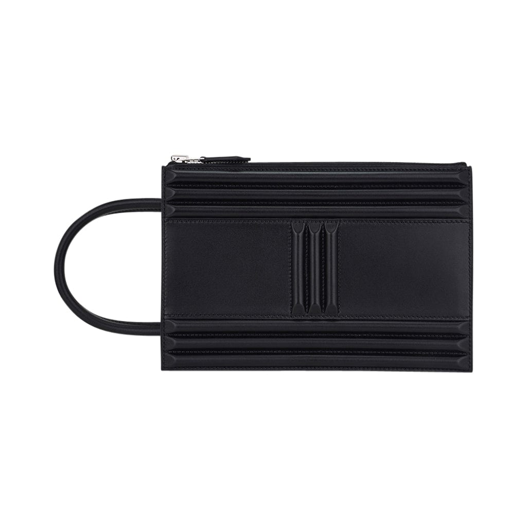 👜Limited Edition Cadena Bag Black Tadelakt Leather
