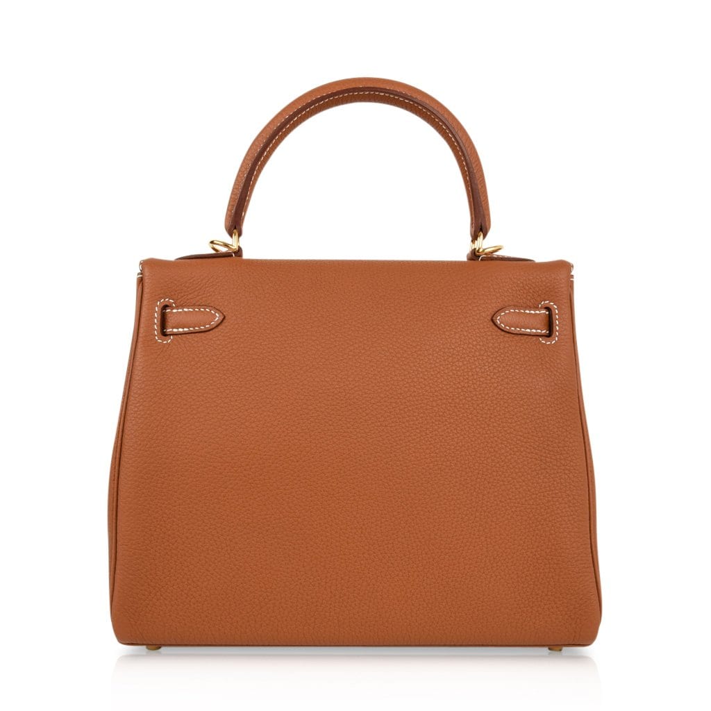 👜Kelly 25 Retourne Bag Coveted Gold Togo Gold Hardware