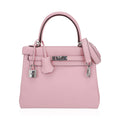 👜Kelly 25 Bag Rose Sakura Swift Leather with Palladium Hardware
