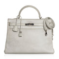 👜Kelly 35 Bag Dalmation Buffalo Skipper Palladium Hardware