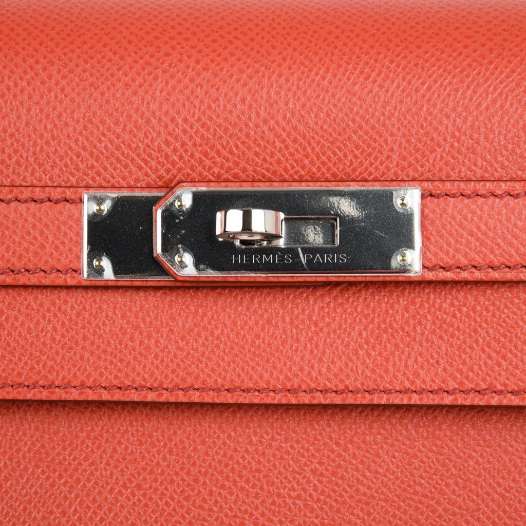 👜Kelly 35 Flag Bag Limited Edition Flamingo and Coral Rare