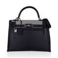 👜Kelly 32 Sellier Bag Toile H Berline & Plume Swift Leather with Palladium Hardware