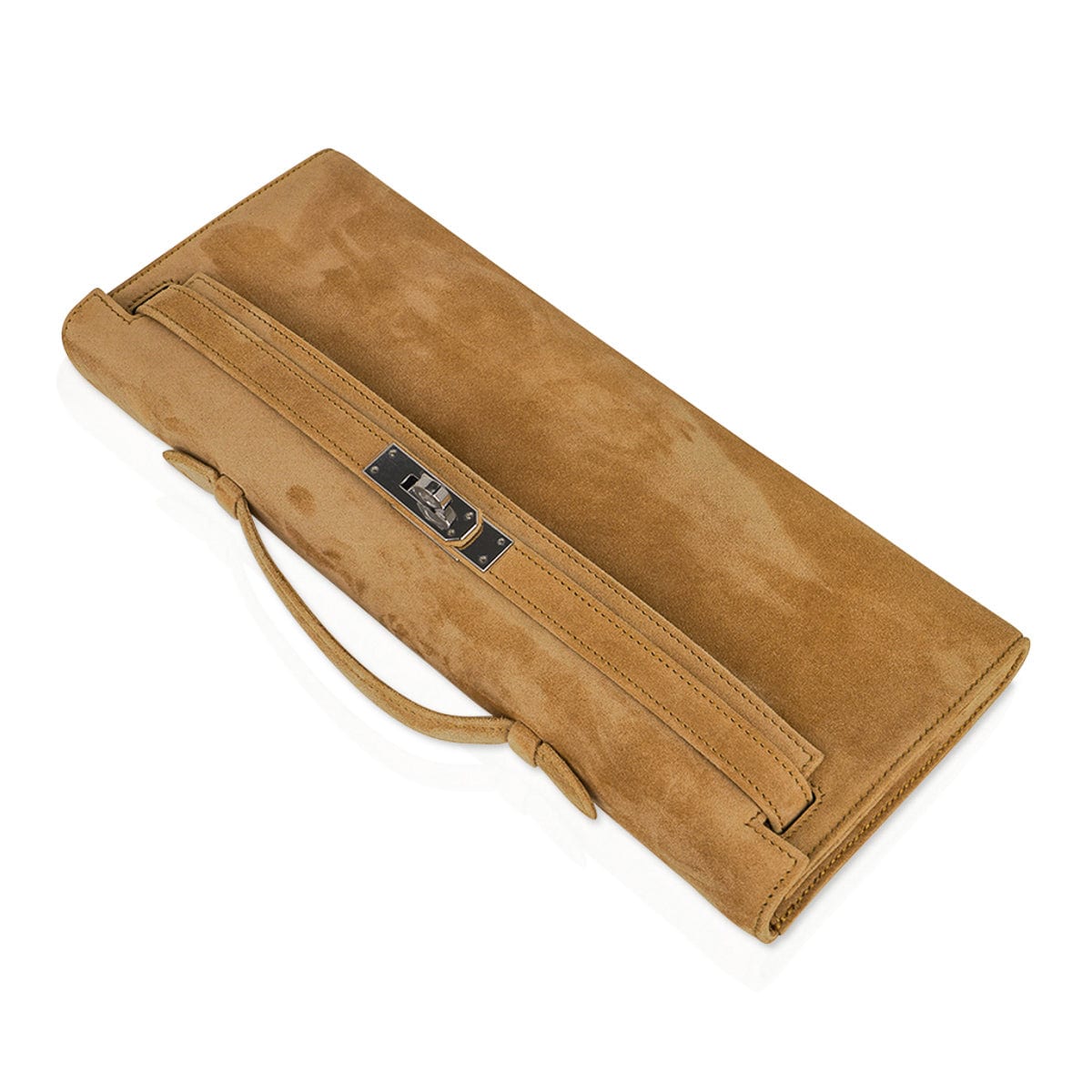 👜Limited Edition Kelly Cut Bag Ocre Doblis with Palladium Hardware