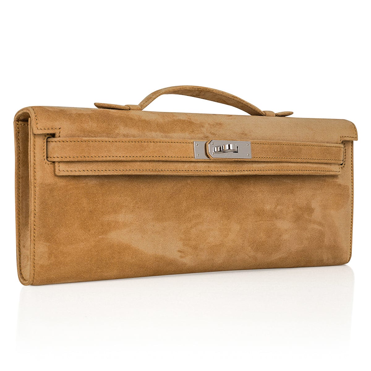 👜Limited Edition Kelly Cut Bag Ocre Doblis with Palladium Hardware