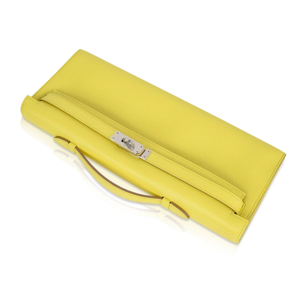 👜Kelly Cut Bag Clutch Souffre Rare to Find Epsom Leather