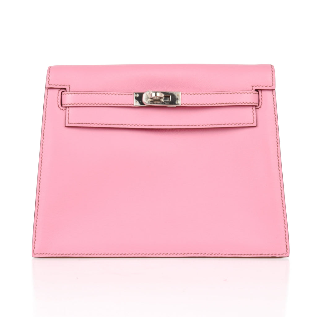 👜Kelly Danse Bag 5P Pink Swift Palladium