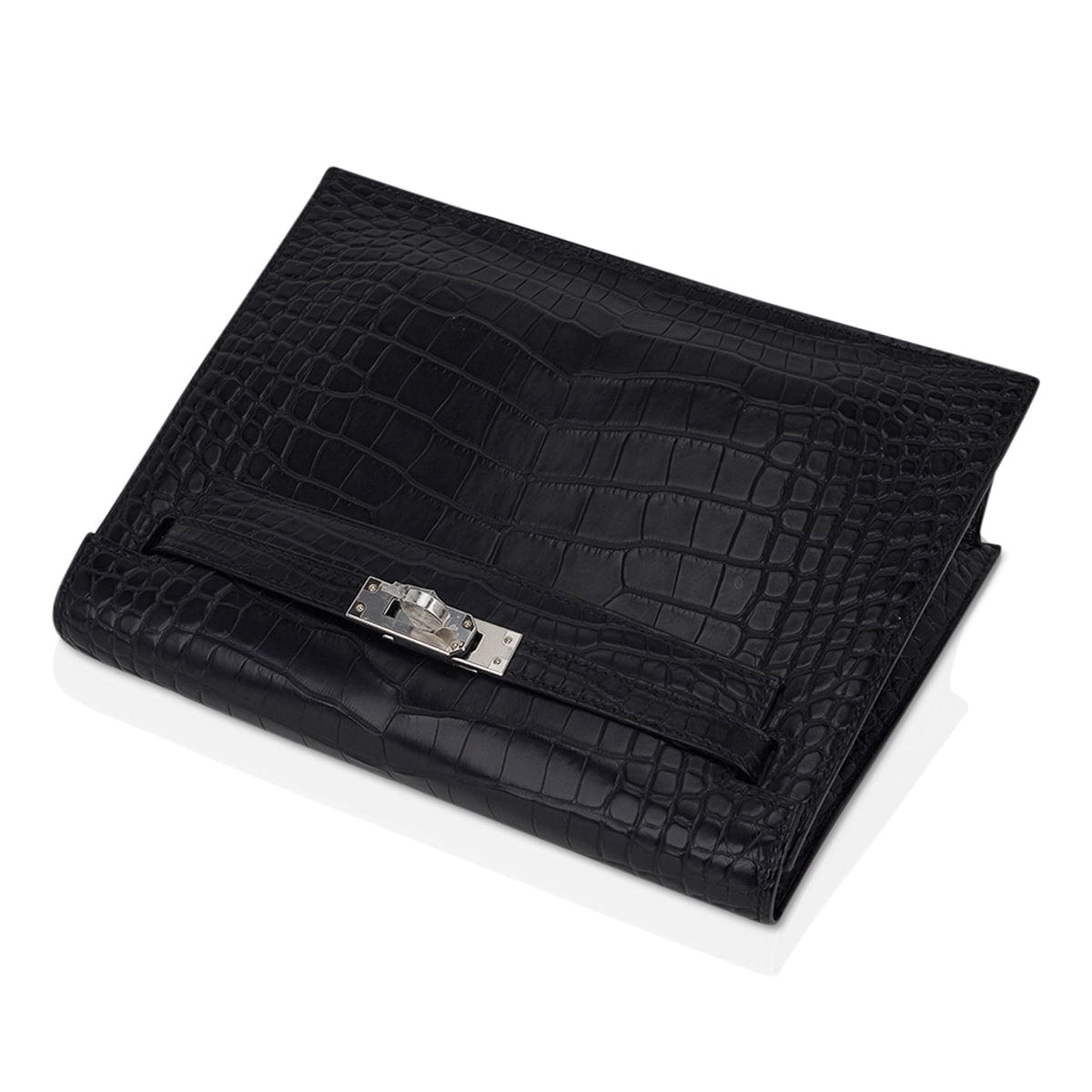 👜Limited Edition Kelly Danse Bag Matte Black Crocodile