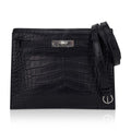 👜Limited Edition Kelly Danse Bag Matte Black Crocodile