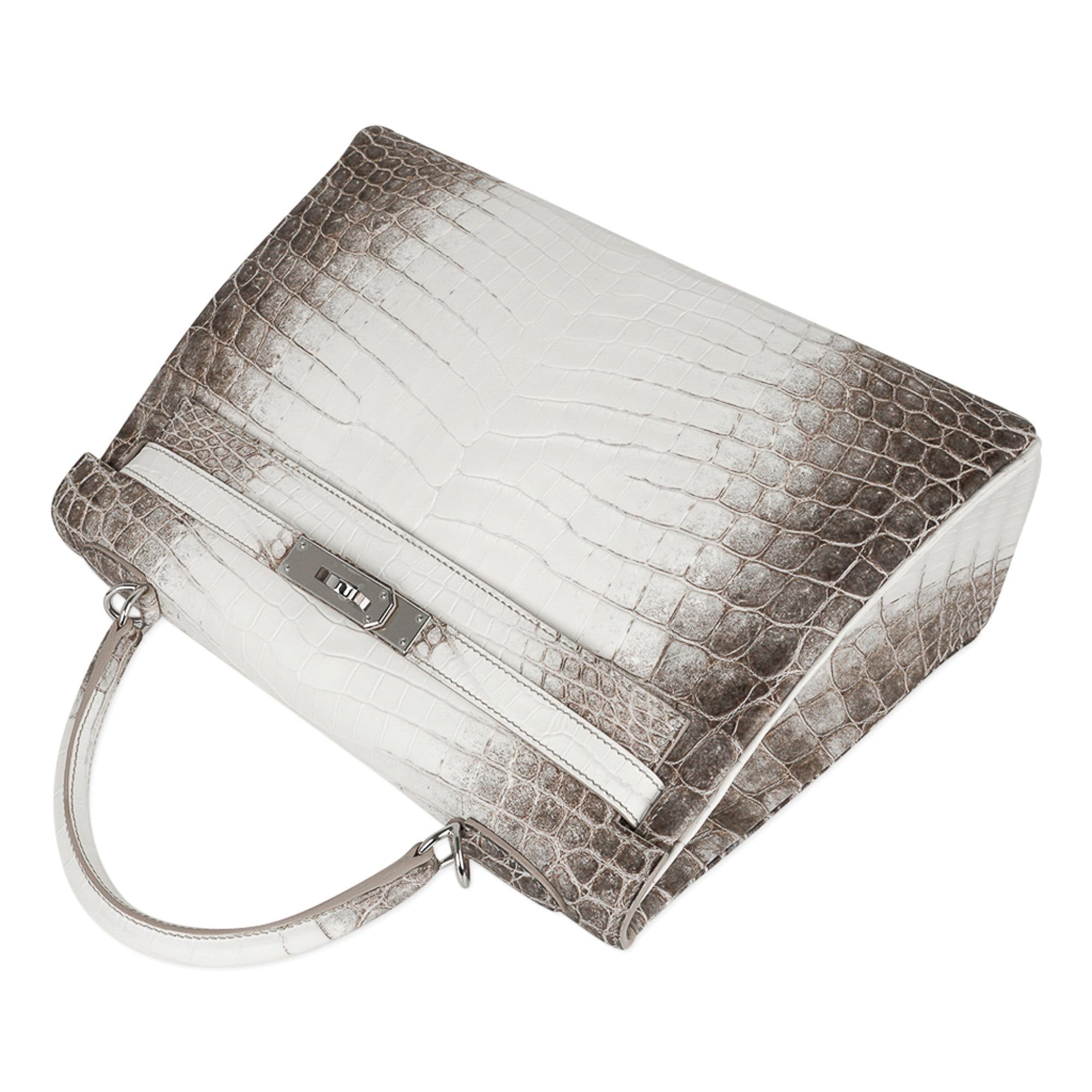 👜Limited Edition Kelly 32 Bag Himalaya Crocodile with Palladium Hardware