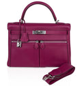 👜Limited Edition Kelly 32 Lakis Bag Tosca Swift Leather with Palladium Hardware