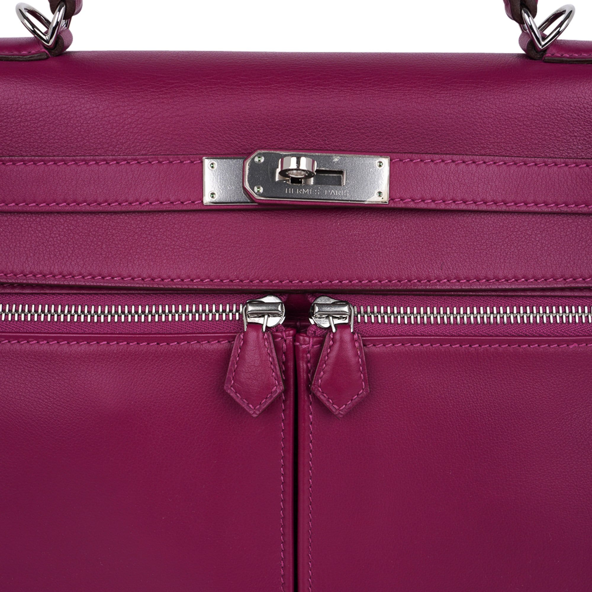 👜Limited Edition Kelly 32 Lakis Bag Tosca Swift Leather with Palladium Hardware