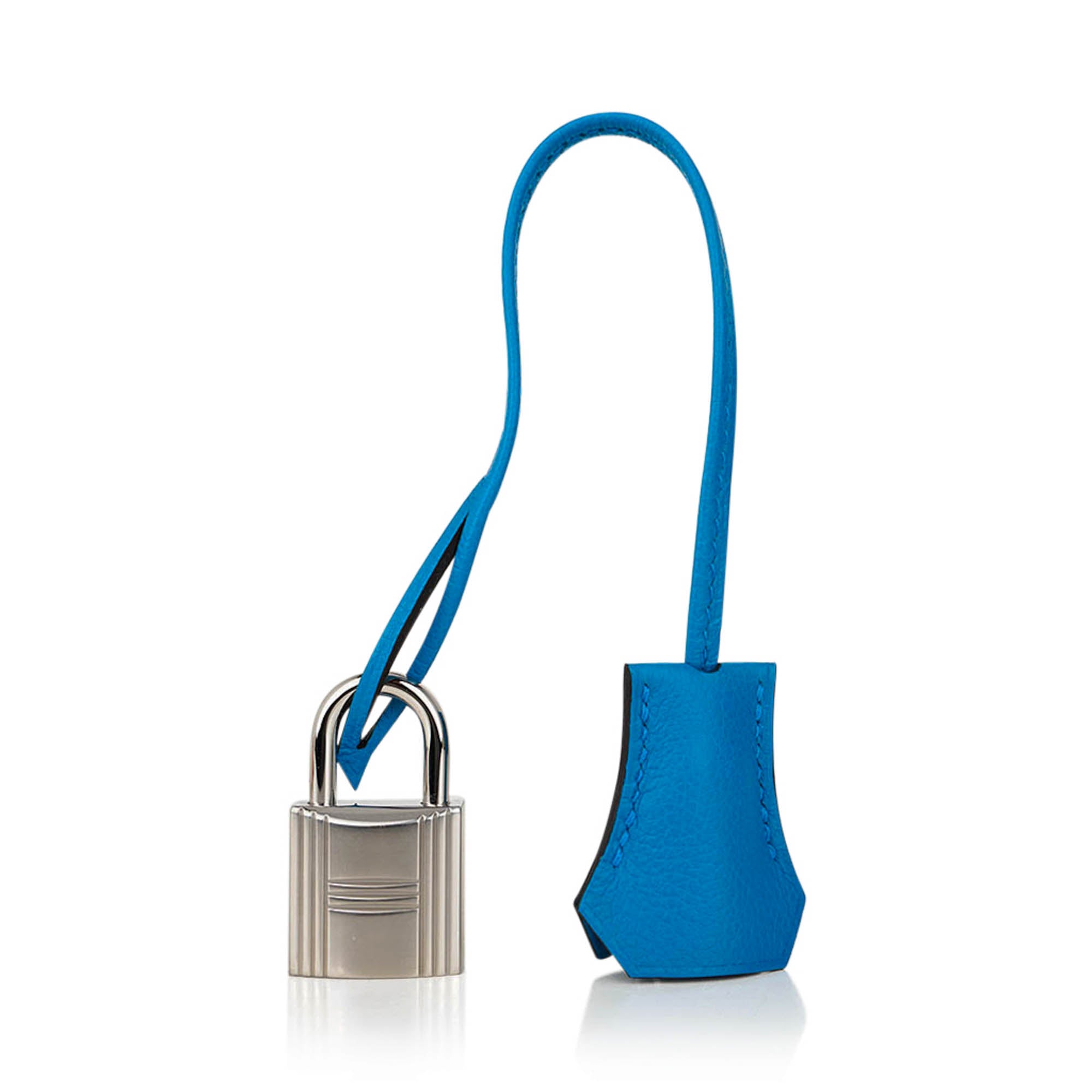👜Kelly Messenger PM Blue Zanzibar Evercolor Leather with Palladium Hardware