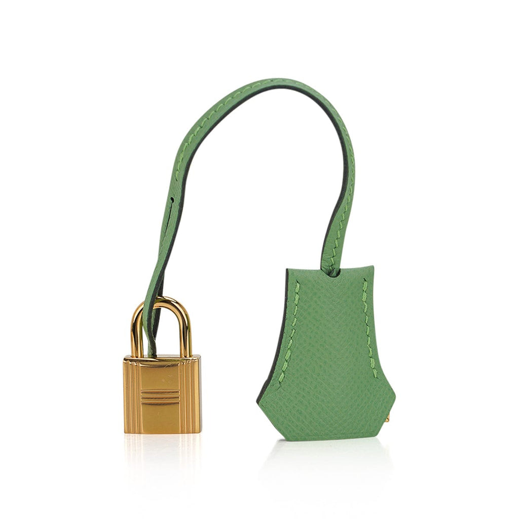👜Kelly 25 Sellier Bag Vert Criquet Epsom Leather with Gold Hardware