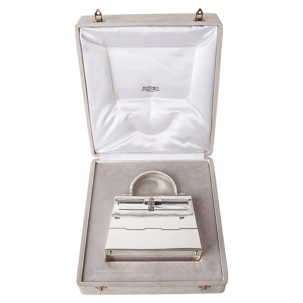 👜Kelly 15 Bag Sterling Silver Vintage Limited Edition Chaine D’Ancre Strap