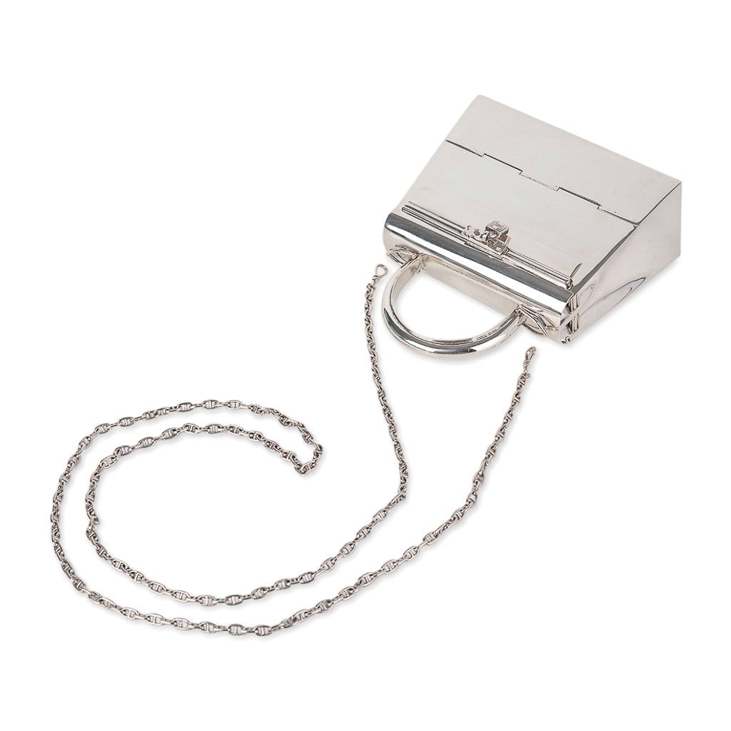 👜Kelly 15 Bag Sterling Silver Vintage Limited Edition Chaine D’Ancre Strap