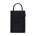 👜Limited Edition Cadena Bag Black Tadelakt Leather