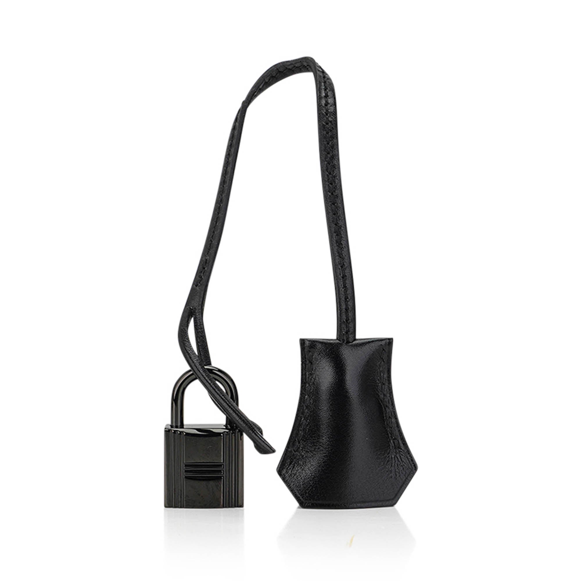 👜Limited Edition Kelly 32 Bag So Black Box Leather