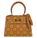👜Vintage Mini Kelly 20 Bag Sellier Soleil Box Leather with Gold Hardware