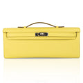 👜Kelly Cut Bag Clutch Souffre Rare to Find Epsom Leather