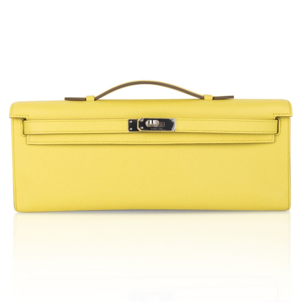 👜Kelly Cut Bag Clutch Souffre Rare to Find Epsom Leather