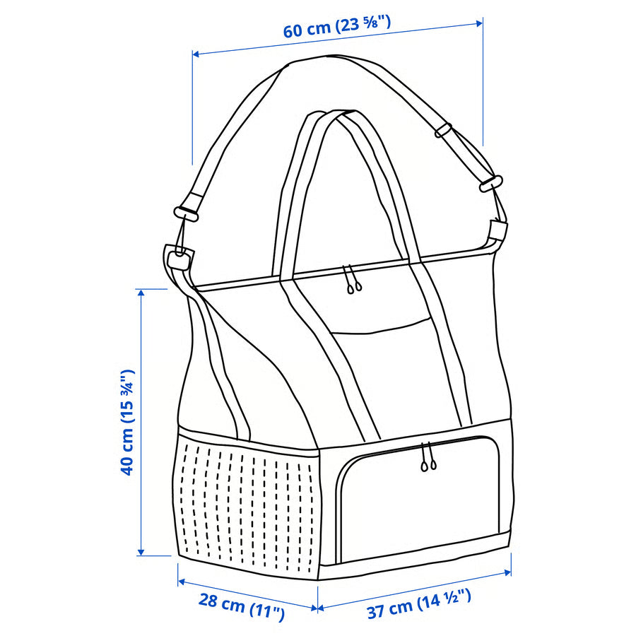 Extra-large insulated lunch bag