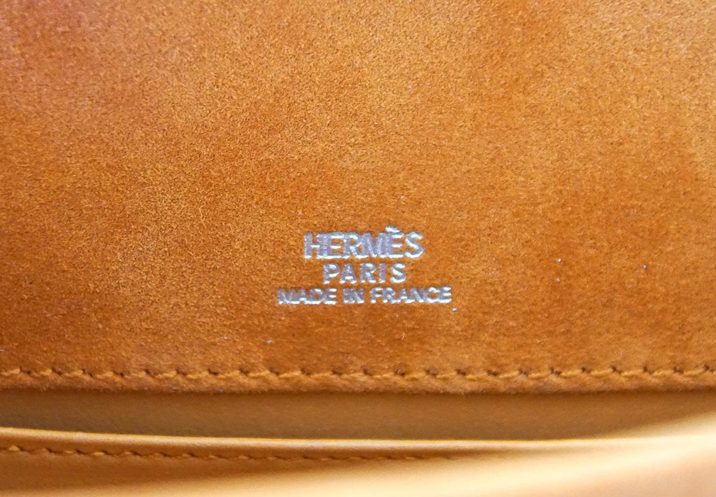👜Kelly Pochette Rare Orange Doblis Palladium Hardware