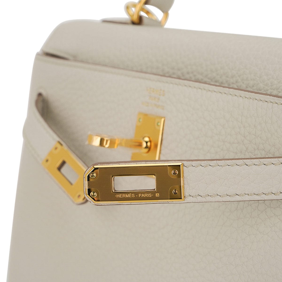 👜Kelly 25 Retourne Bag Beton Togo Leather with Gold Hardware