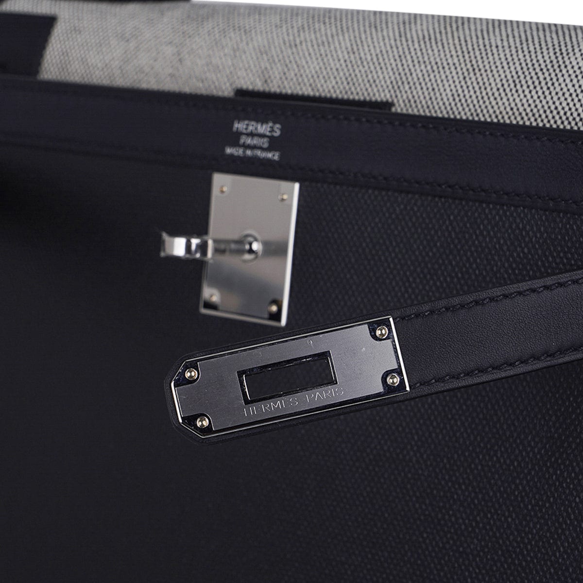 👜Kelly 32 Sellier Bag Toile H Berline & Plume Swift Leather with Palladium Hardware
