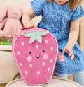 Strawberry-shaped children's backpack