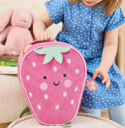 Strawberry-shaped children's backpack